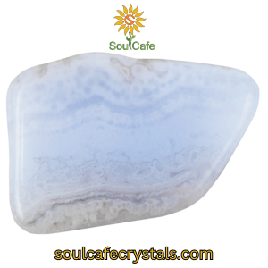 Blue Lace Agate is a beautiful and soothing crystal