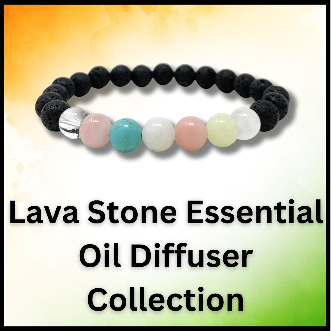 Lava Stone Essential Oil Diffuser Bracelets