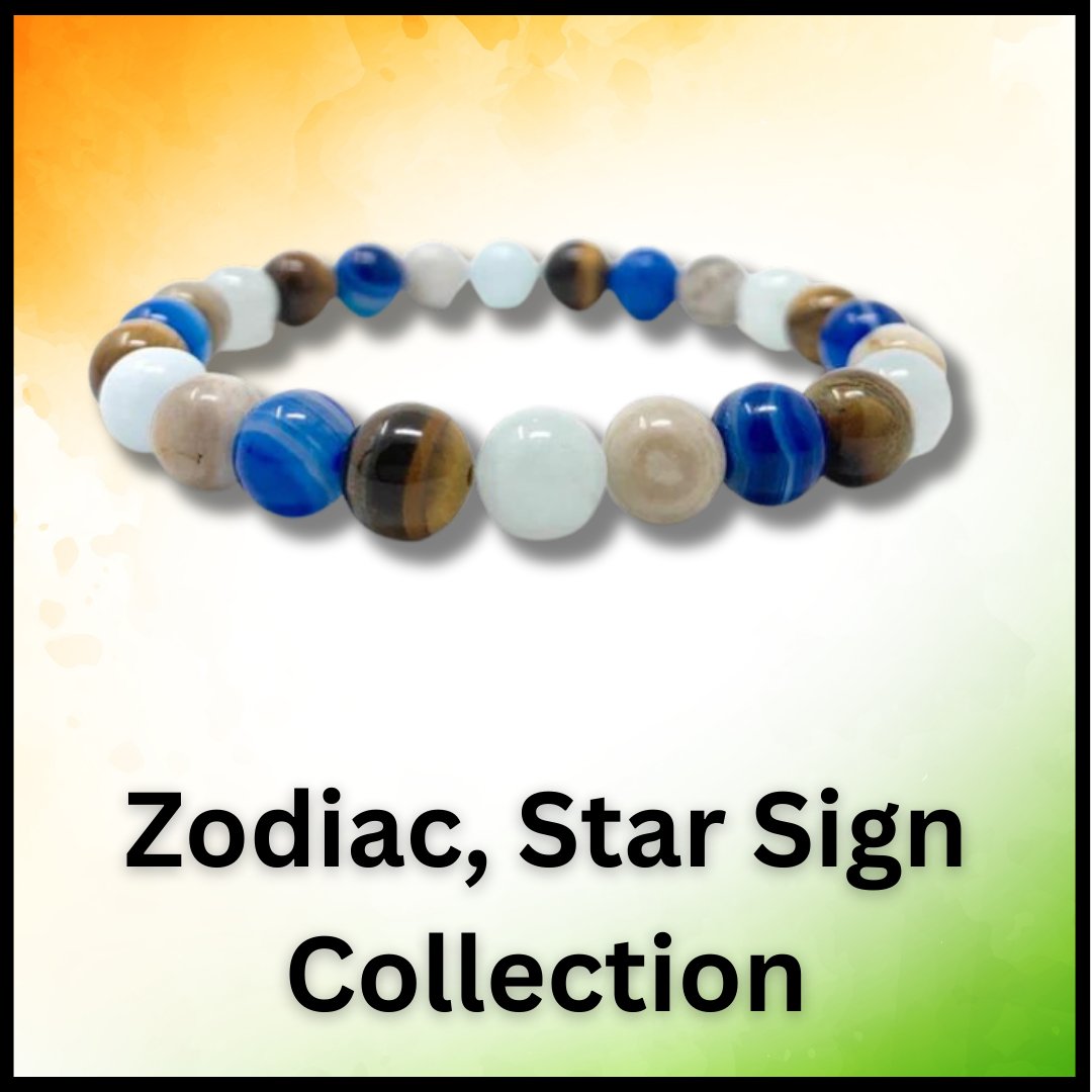 Zodiac Crystal Birthstone Bead Bracelets