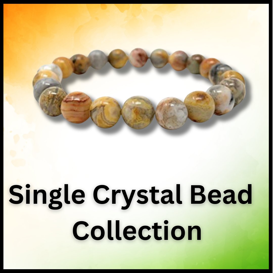 Single Crystal Bead Bracelets