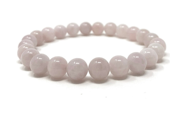 Rose Quartz Pale Pink Crystal Gemstone Bead Bracelet - Soul Cafe Gift Box & Tag