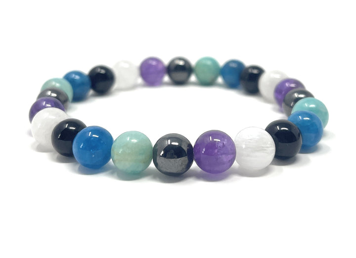 Willpower Crystal Gemstone Bead Bracelet to Holistically Support - Soul Cafe Gift Box and Tag